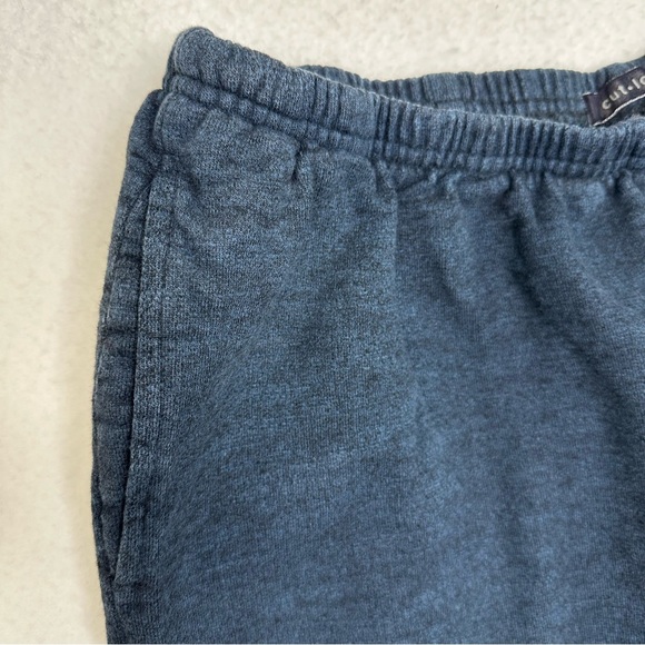 Cut Loose Blue Lantern French Terry Knit Pants - Picture 3 of 12